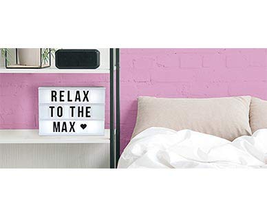 Personalized LED Message Box Light-Up Portable Decor Art Room Sign ...