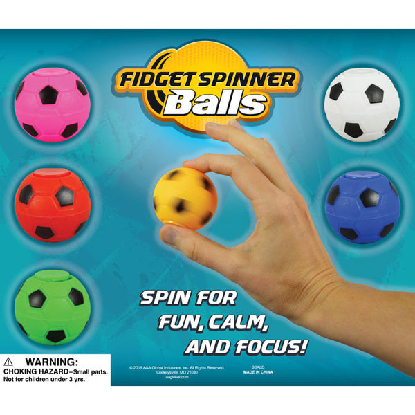2" SOCCER SPINNERS - 100 COUNT
