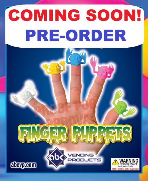 1" MONSTER FINGER PUPPETS - 250 COUNT