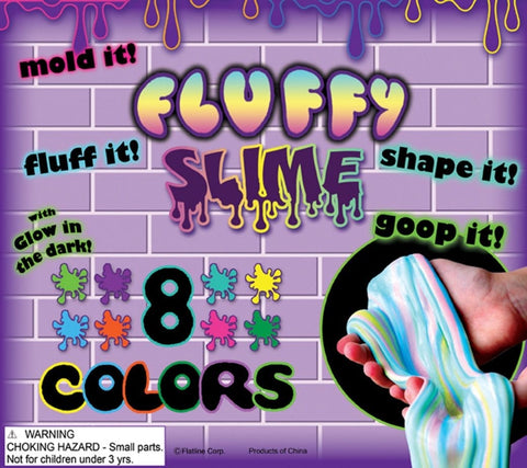 2" FLUFFY SLIME - 250 COUNT