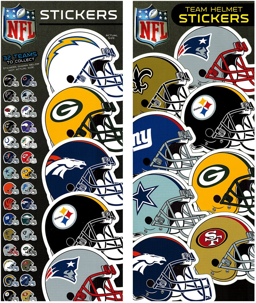 NFL Stickers with Display 300 Count