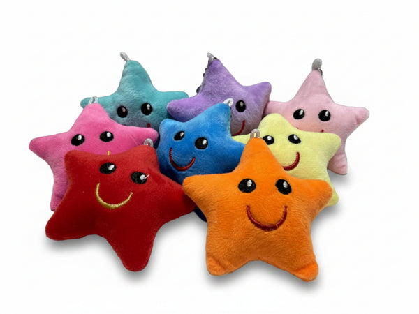 Smiling Stars Mixed Mini Plush - 50 Count