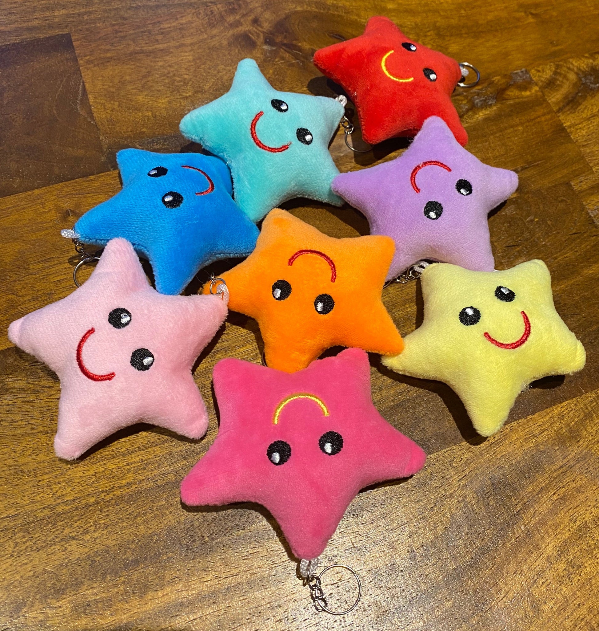 Smiling Stars Mixed Mini Plush - 50 Count