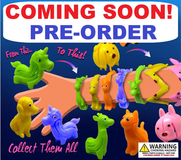 2" ANIMAL BRACELETS - 250 COUNT