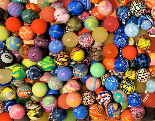 27MM ASSORTED SUPER BOUNCY BALLS - 250 COUNT