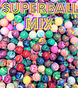 27MM ASSORTED SUPER BOUNCY BALLS - 250 COUNT