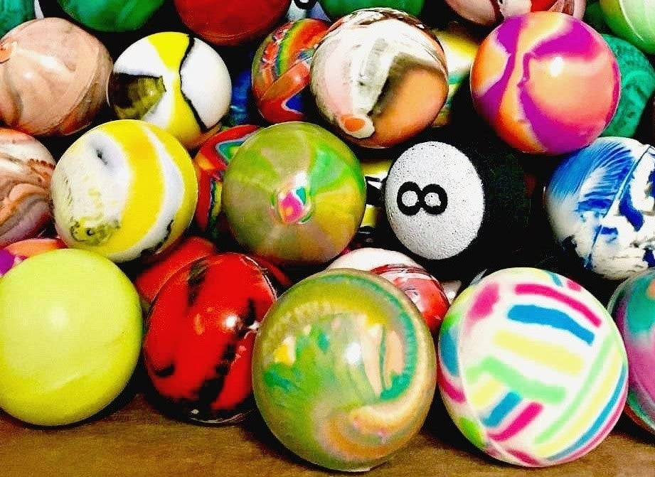 27MM ASSORTED SUPER BOUNCY BALLS - 250 COUNT – ABC Vending Products